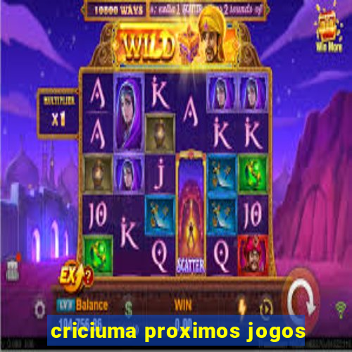 criciuma proximos jogos